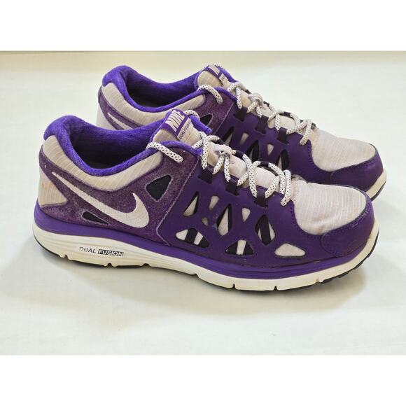 Nike Dual Fusion Run 2. 6Y 599793-500. Purple/Gray training/running shoes - Picture 1 of 6